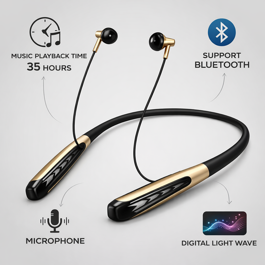 Neckband Bluetooth Headphones