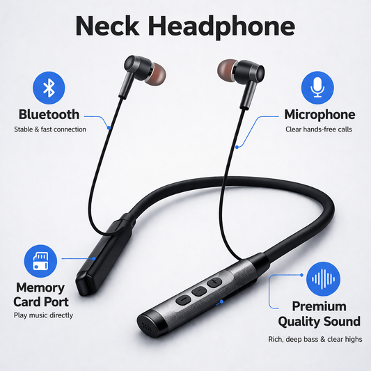 Bluetooth Neckband Earphones