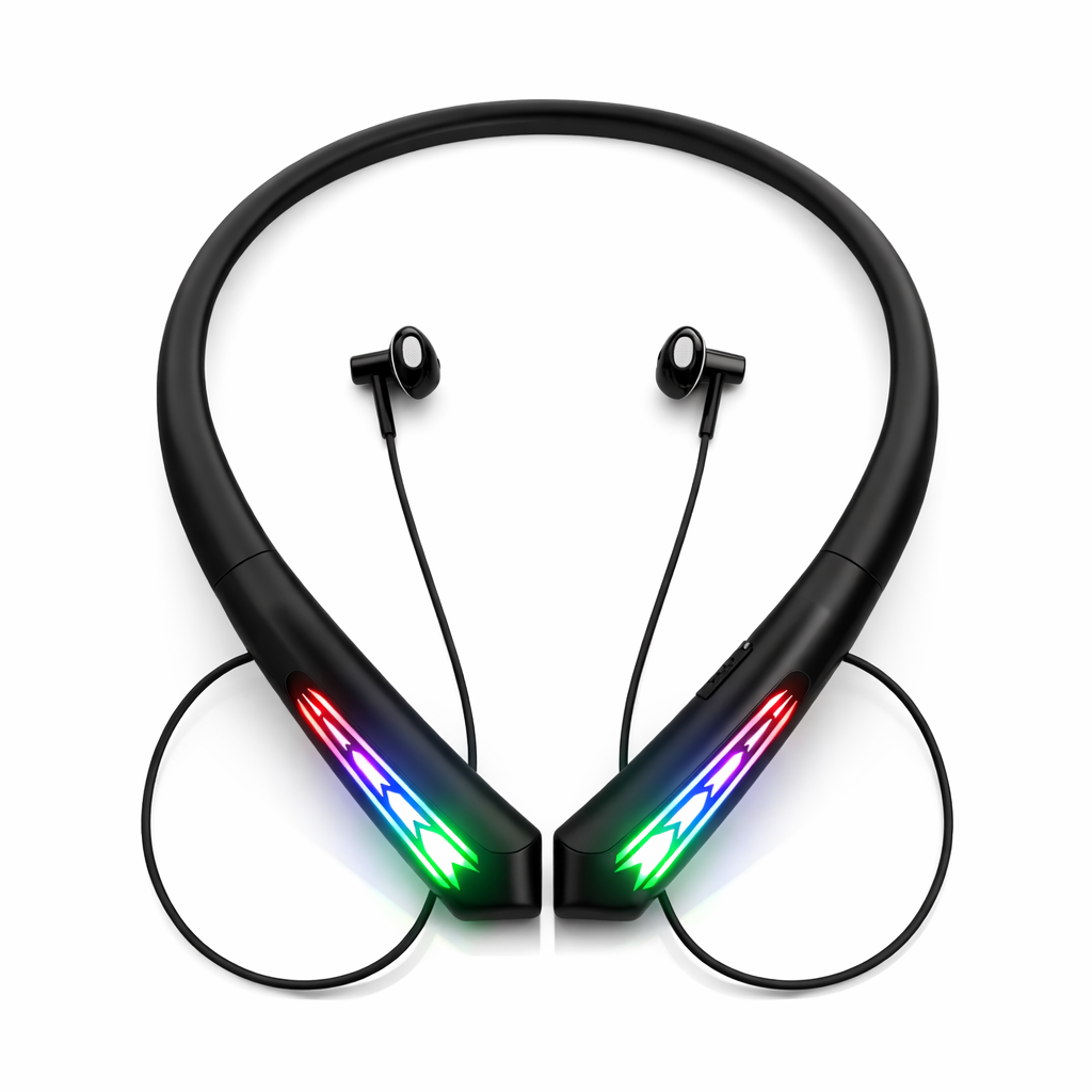 Smart Neckband Headphones Magnetic