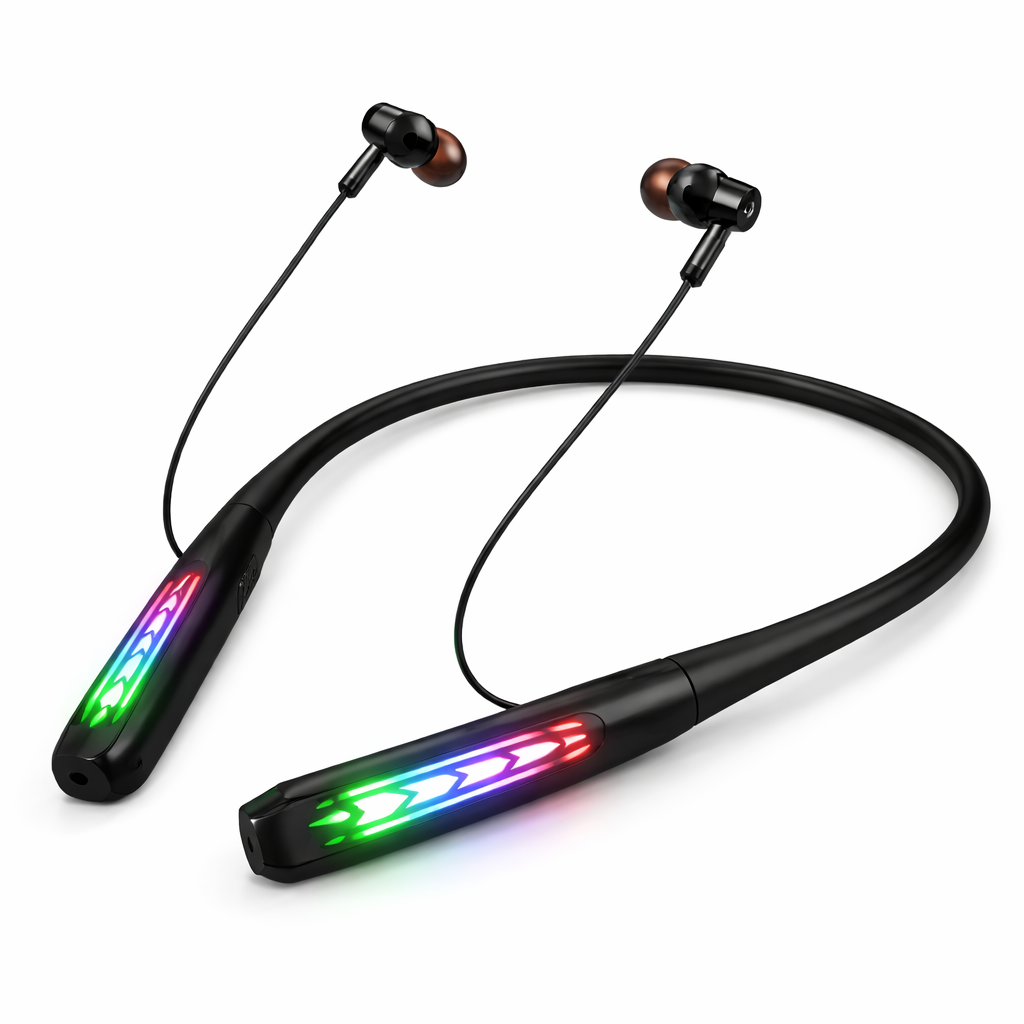 Smart Neckband Headphones Magnetic