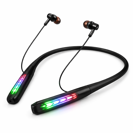 Smart Neckband Headphones Magnetic