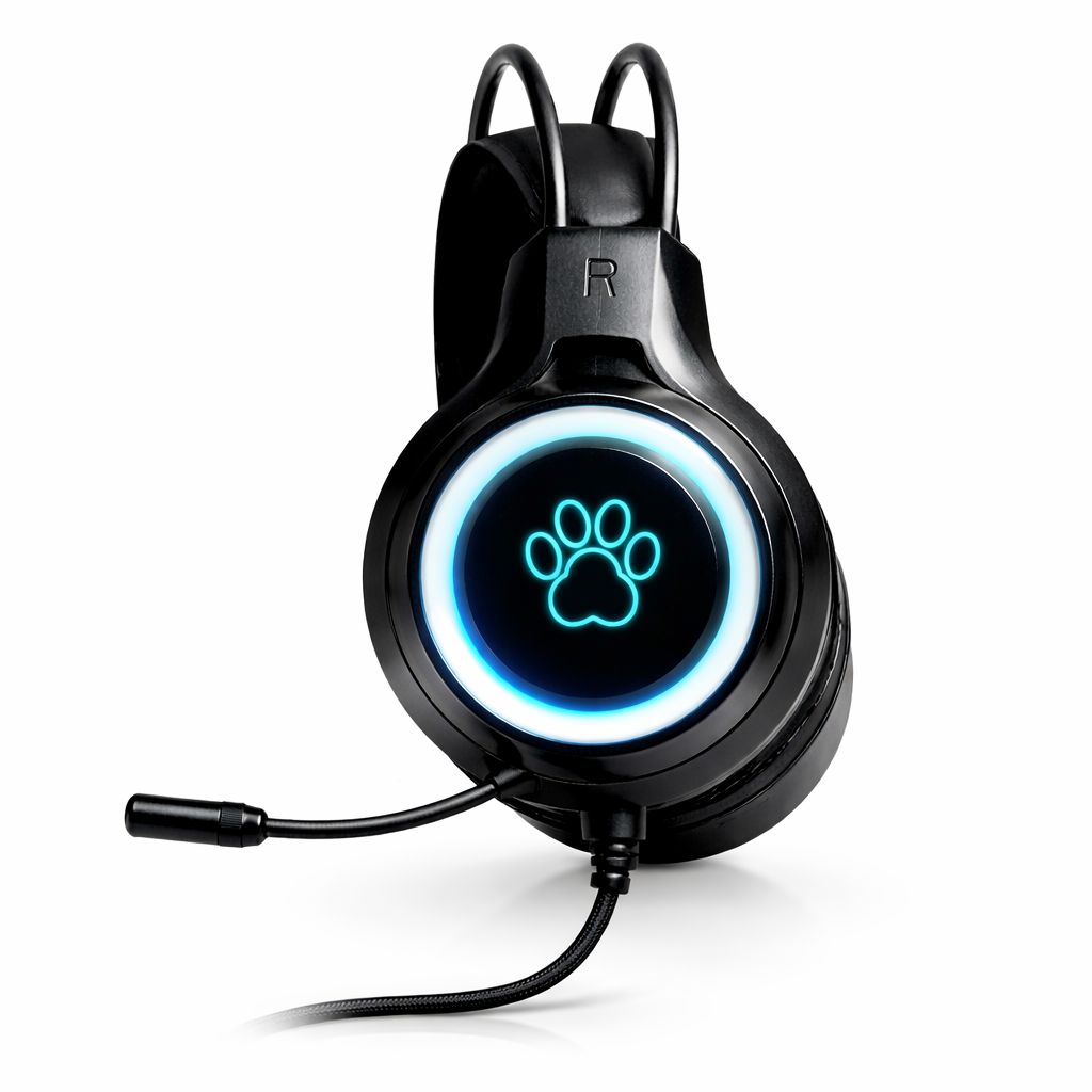 Cute Ear Gaming Headset