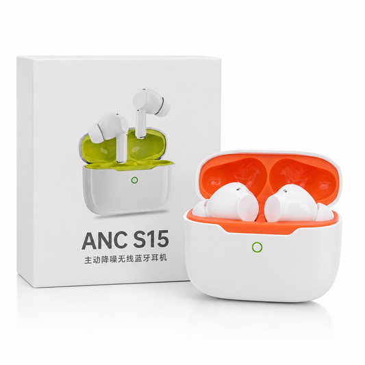 ANC S15 Wireless Earbuds – Pure Sound, Zero Distractions