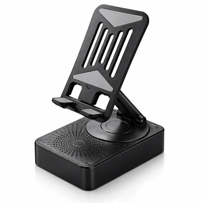 Portable Foldable Mobile Phone Holder with Bluetooth Speaker